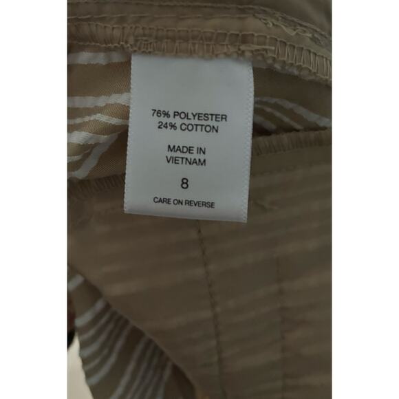 New York & Company Signature Fit Straight Leg Crop Pants Size 8 - Picture 5 of 7